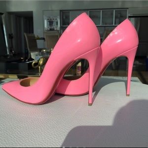 Christian Louboutin Patent Pink leather